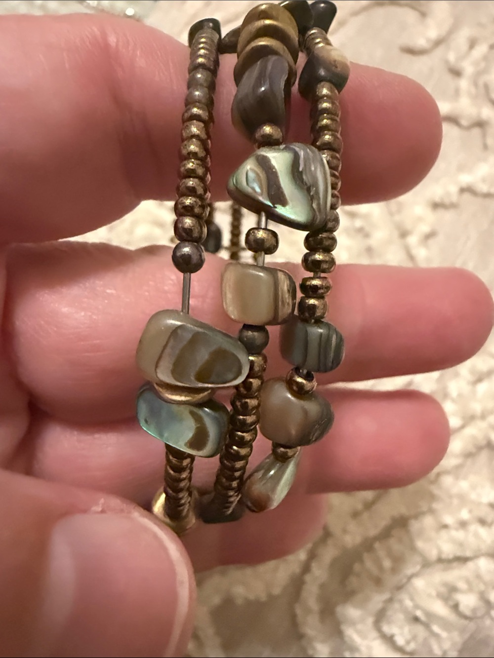 Silpada Iridescent Brown and Green Wrap Bracelet - Picture 4 of 5